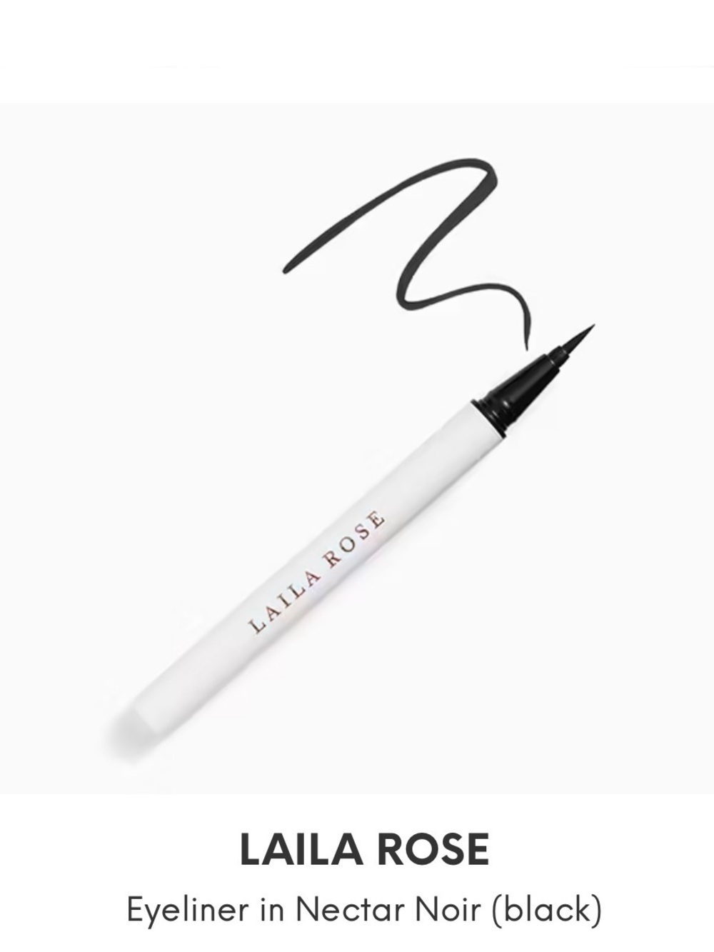 LAILA ROSE Nectar Noir Eye Liner - Black NIB